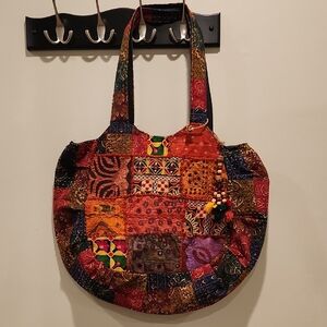 Bohemian Patchwork Tote Bag
